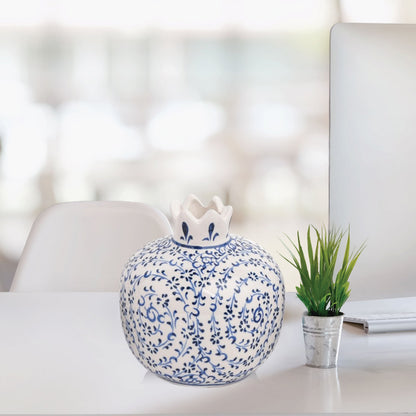 Handmade Ceramic Pomegranate Vase, Ceramic Vase Home Decor