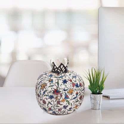 Handmade Ceramic Pomegranate Vase, Ceramic Vase Home Decor
