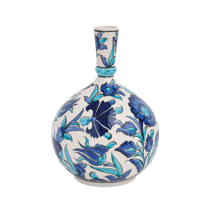 Handmade Ceramic Decorative Vase, Royal Blue Ceramic Vase