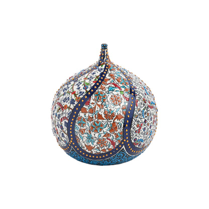 Handmade Ceramic Decorative Vase, Ornate Sphere Ceramic Vase