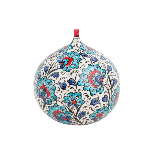 Handmade Ceramic Decorative Vase, Bloom Sphere Ceramic Vase