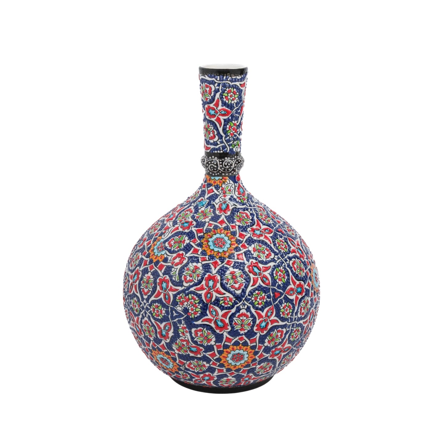 Handmade Ceramic Decorative Vase, Persian Mosaic Ceramic Vase