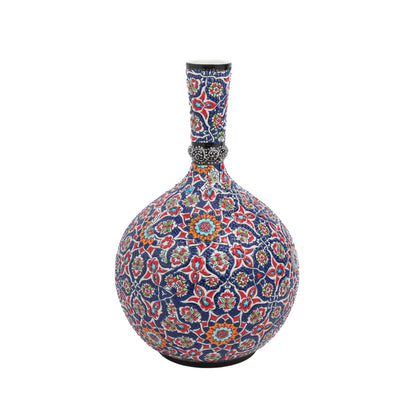 Handmade Ceramic Decorative Vase, Persian Mosaic Ceramic Vase
