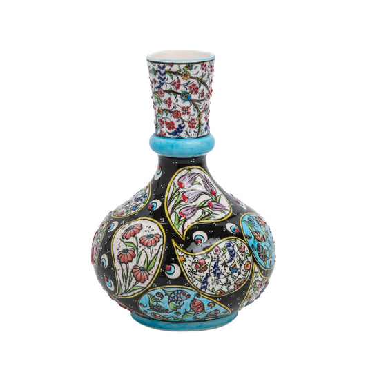Handmade Ceramic Decorative Vase, Night Garden Ceramic Vase