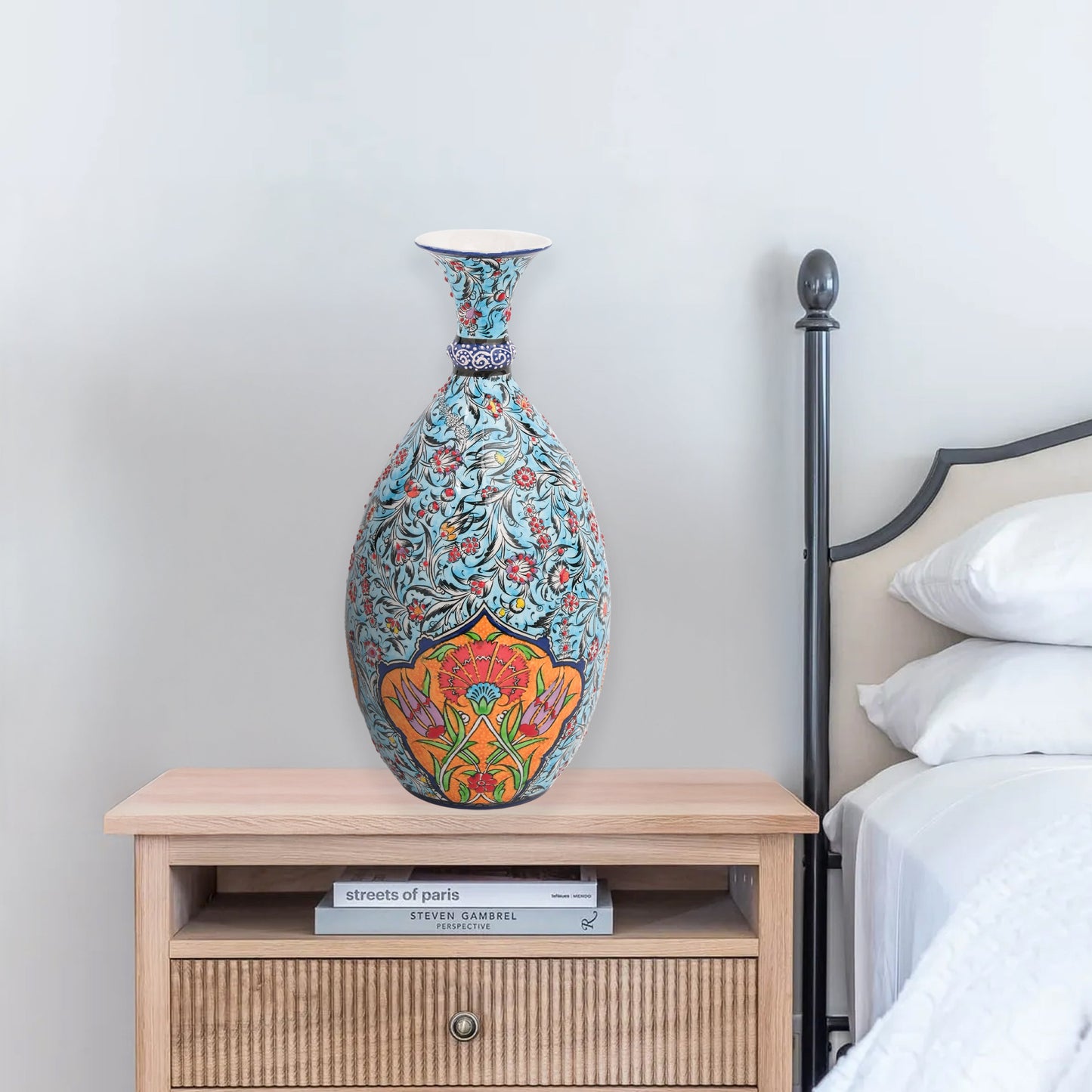 ceramic bottle, decorative bottle, ceramic vase, handmade ceramic bottle