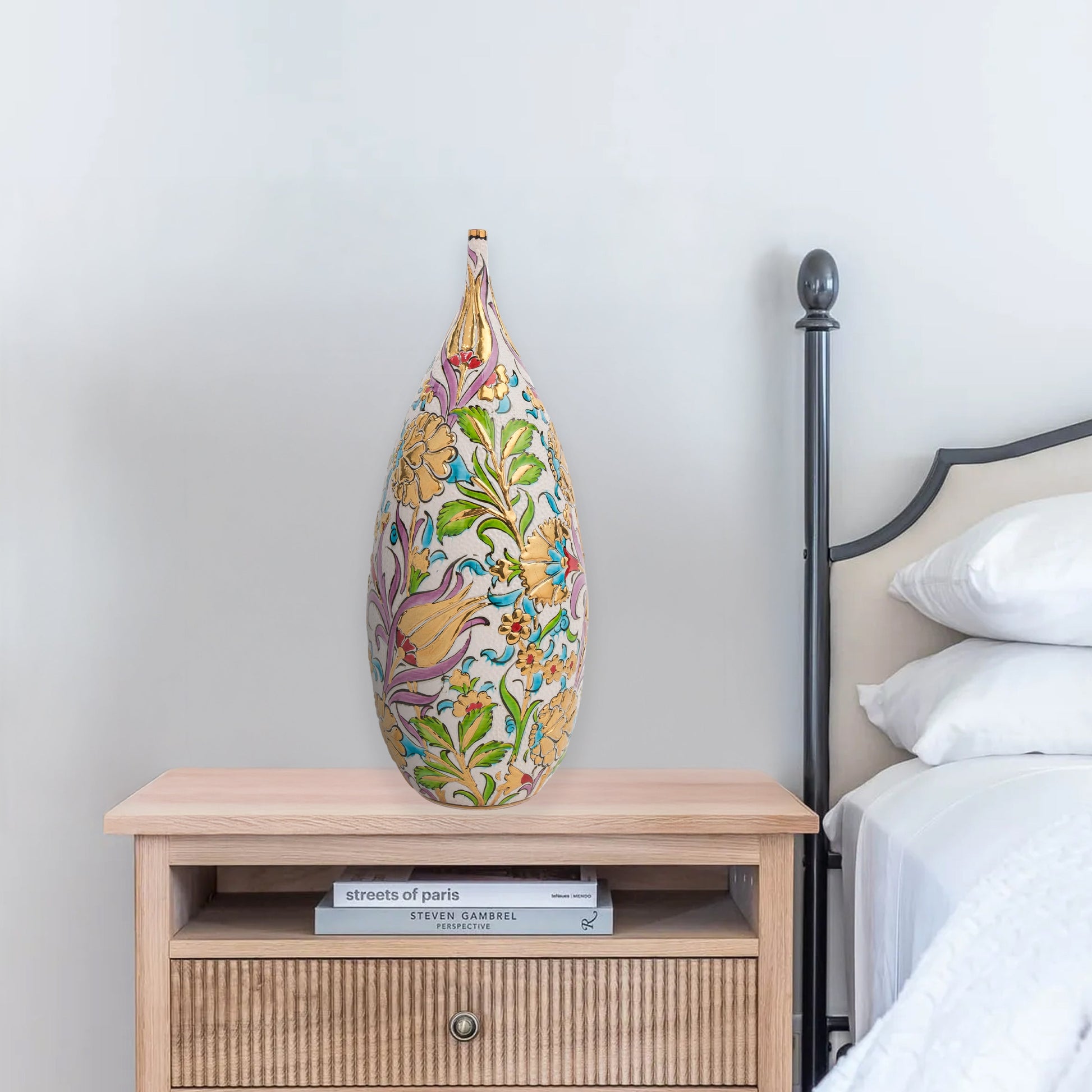 ceramic bottle, decorative bottle, ceramic vase, handmade ceramic bottle