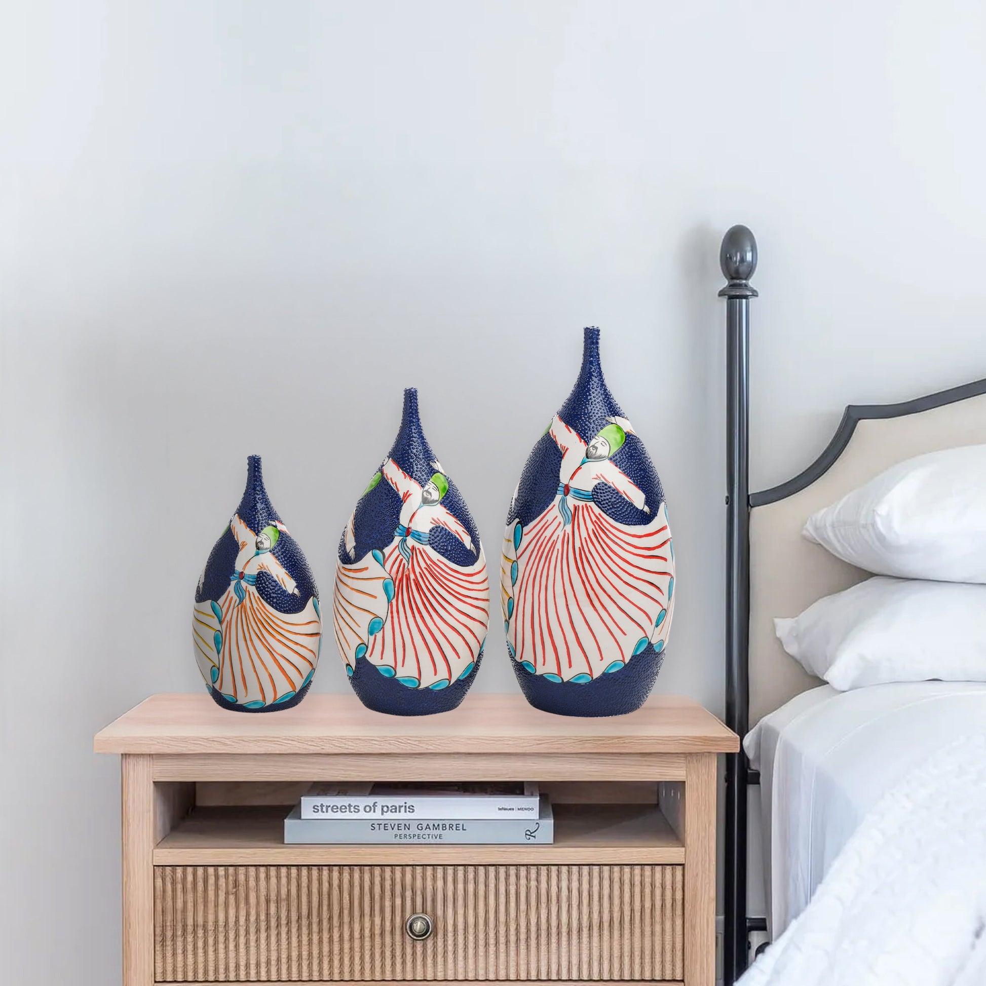 decorative ceramic bottle