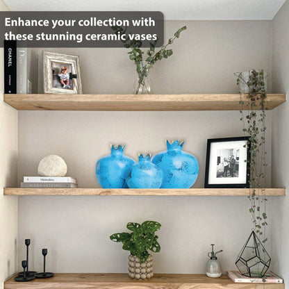 Handmade Ceramic Pomegranate Vase, Ceramic Vase Home Decor