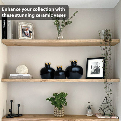 Handmade Ceramic Pomegranate Vase, Ceramic Vase Home Decor