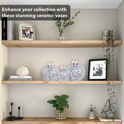 Handmade Ceramic Pomegranate Vase, Ceramic Vase Home Decor