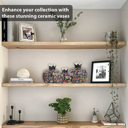 Handmade Ceramic Pomegranate Vase, Ceramic Vase Home Decor