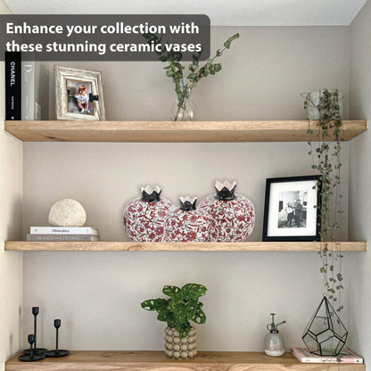 Handmade Ceramic Pomegranate Vase, Ceramic Vase Home Decor