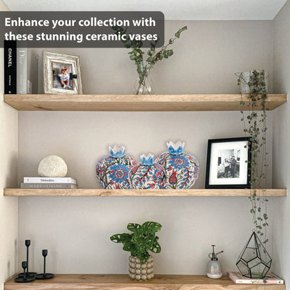 Handmade Ceramic Pomegranate Vase, Ceramic Vase Home Decor