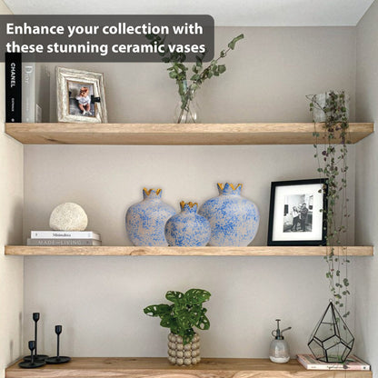 Handmade Ceramic Pomegranate Vase, Ceramic Vase Home Decor