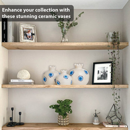 Handmade Ceramic Pomegranate Vase, Ceramic Vase Home Decor