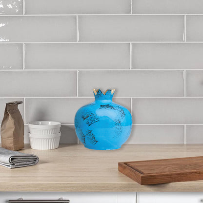 Handmade Ceramic Pomegranate Vase, Ceramic Vase Home Decor
