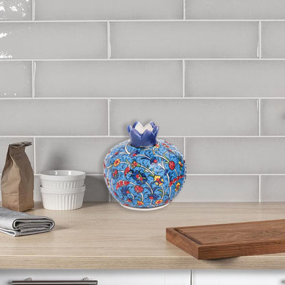 Handmade Ceramic Pomegranate Vase, Ceramic Vase Home Decor