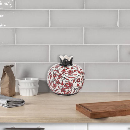 Handmade Ceramic Pomegranate Vase, Ceramic Vase Home Decor