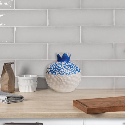 Handmade Ceramic Pomegranate Vase, Ceramic Vase Home Decor