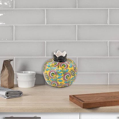Handmade Ceramic Pomegranate Vase, Ceramic Vase Home Decor