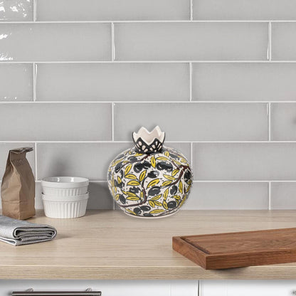 Handmade Ceramic Pomegranate Vase, Ceramic Vase Home Decor