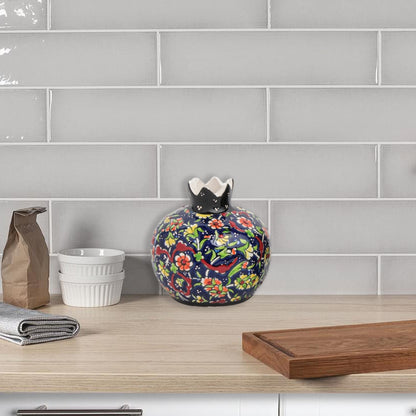 Handmade Ceramic Pomegranate Vase, Ceramic Vase Home Decor