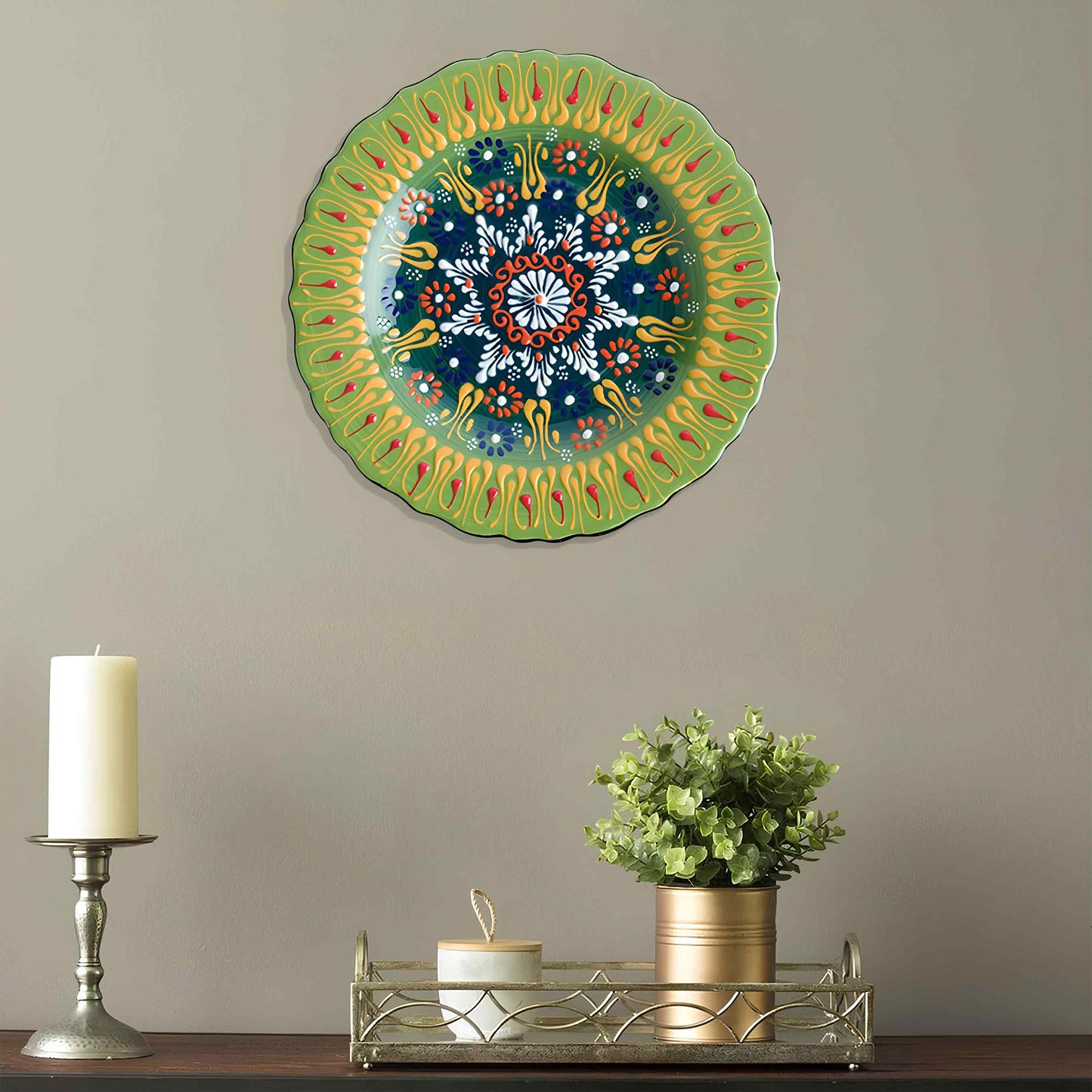 Handmade Ceramic Decorative Plate, Decorative Dish, Home Decor Plate