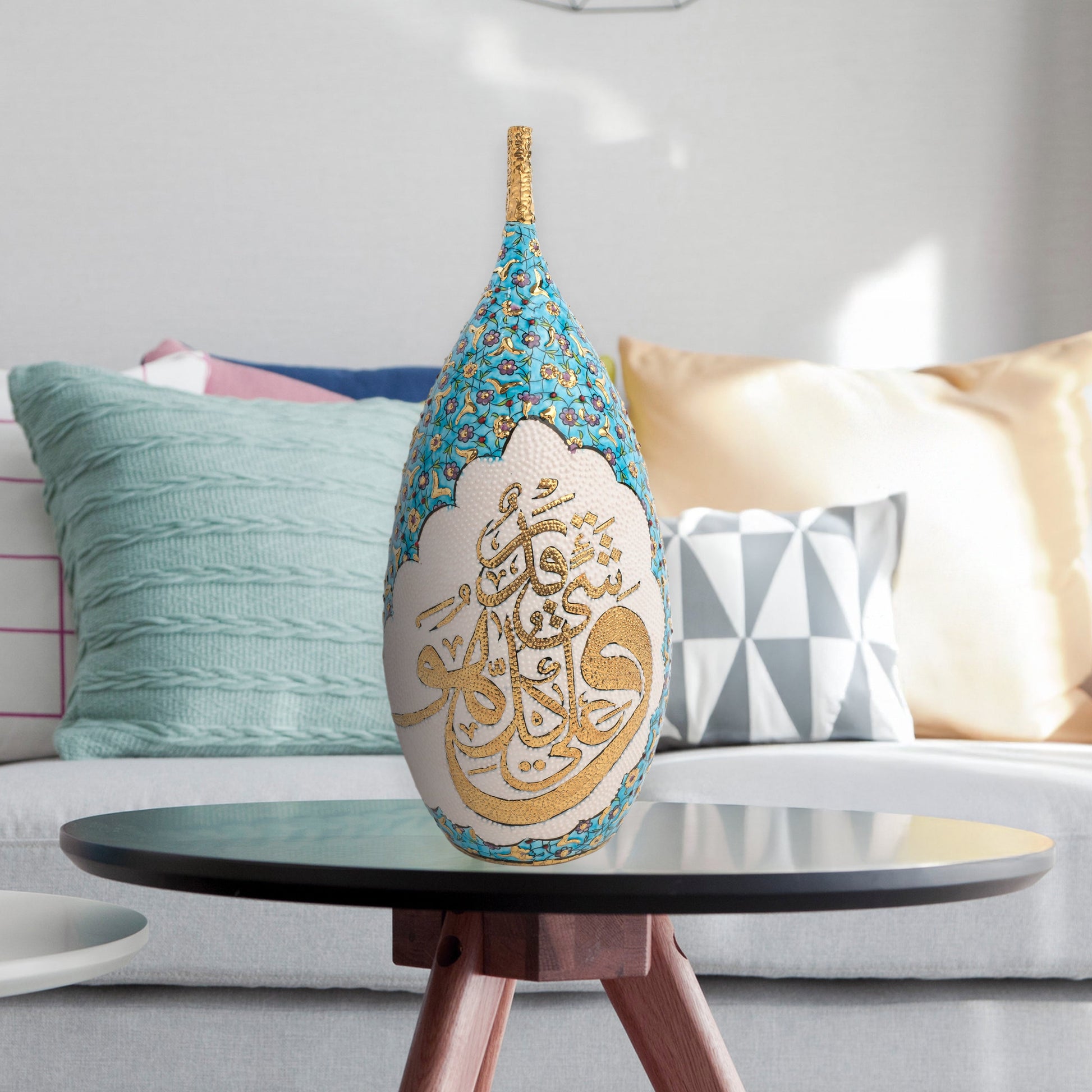 ceramic bottle, decorative bottle, ceramic vase, handmade ceramic bottle