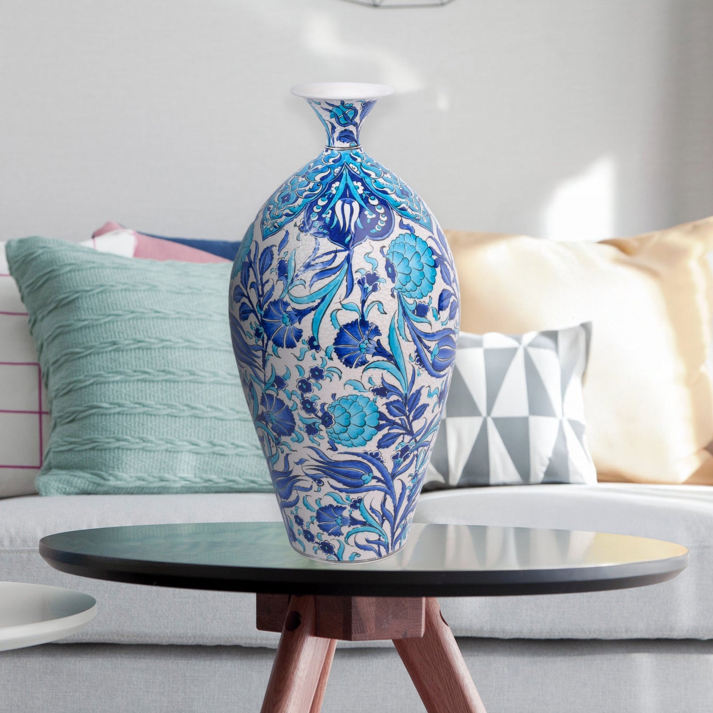 ceramic bottle, decorative bottle, ceramic vase, handmade ceramic bottle