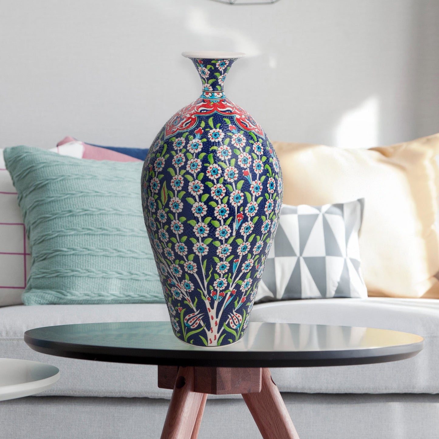 ceramic bottle, decorative bottle, ceramic vase, handmade ceramic bottle