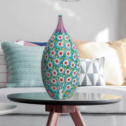 ceramic decorative bottle, ceramic vase, decorative vase