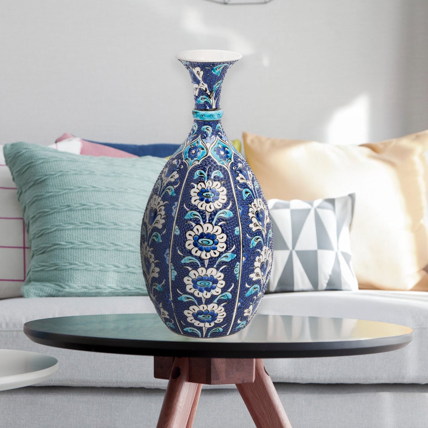 ceramic bottle, decorative bottle, ceramic vase, handmade ceramic bottle