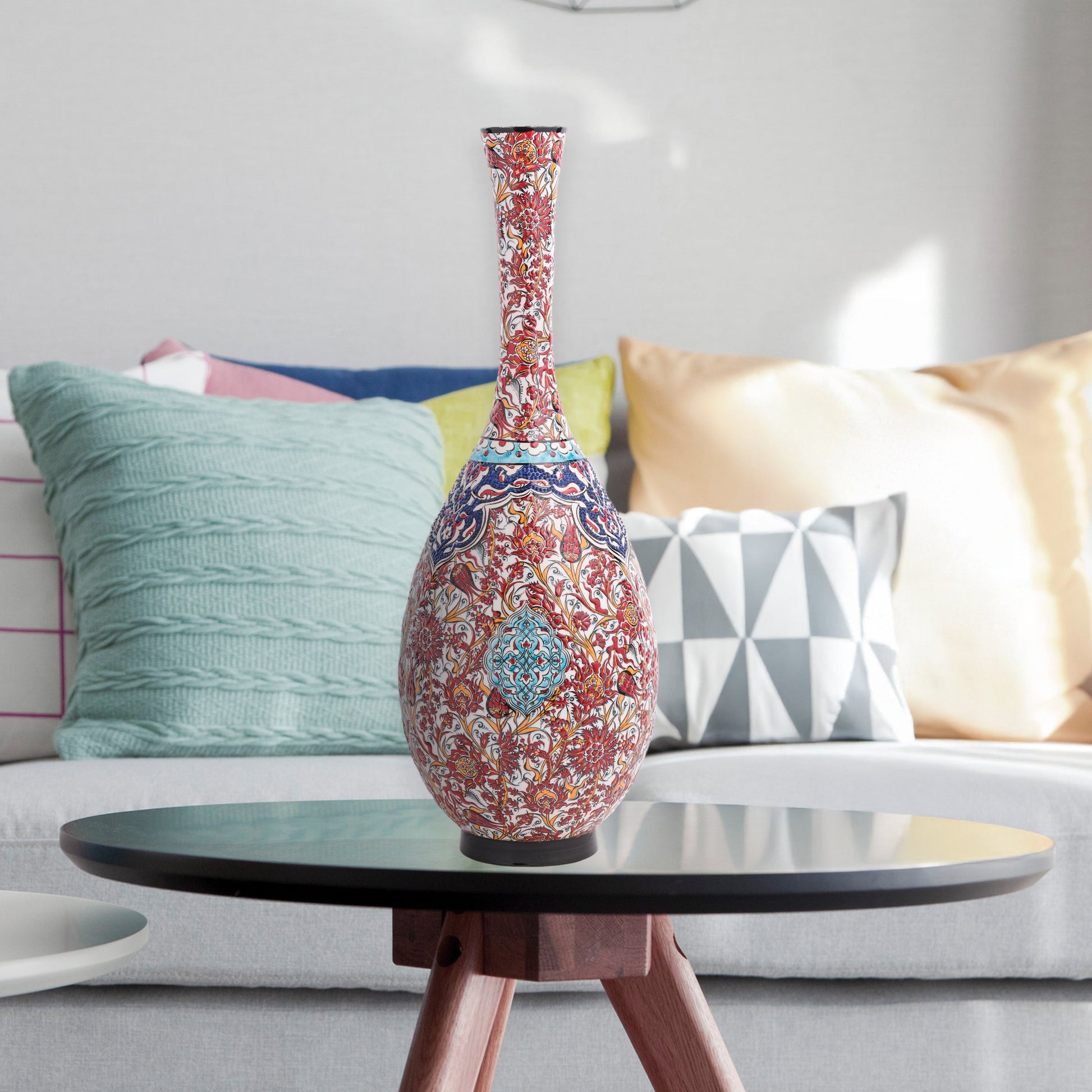 ceramic bottle, decorative bottle, ceramic vase, handmade ceramic bottle