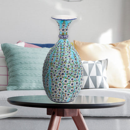 ceramic bottle, decorative bottle, ceramic vase, handmade ceramic bottle