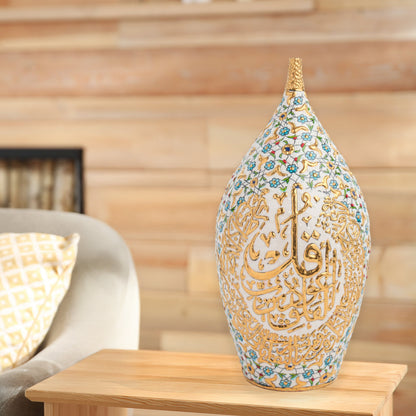 ceramic bottle, decorative bottle, ceramic vase, handmade ceramic bottle