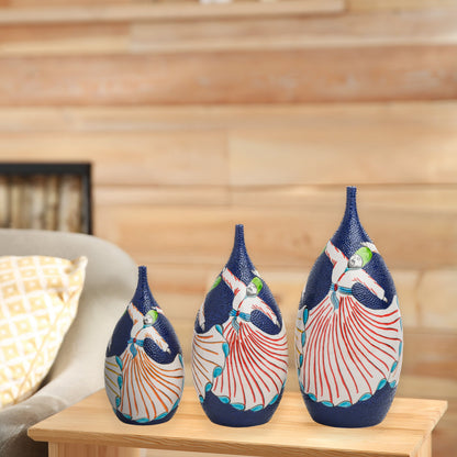 decorative ceramic bottle