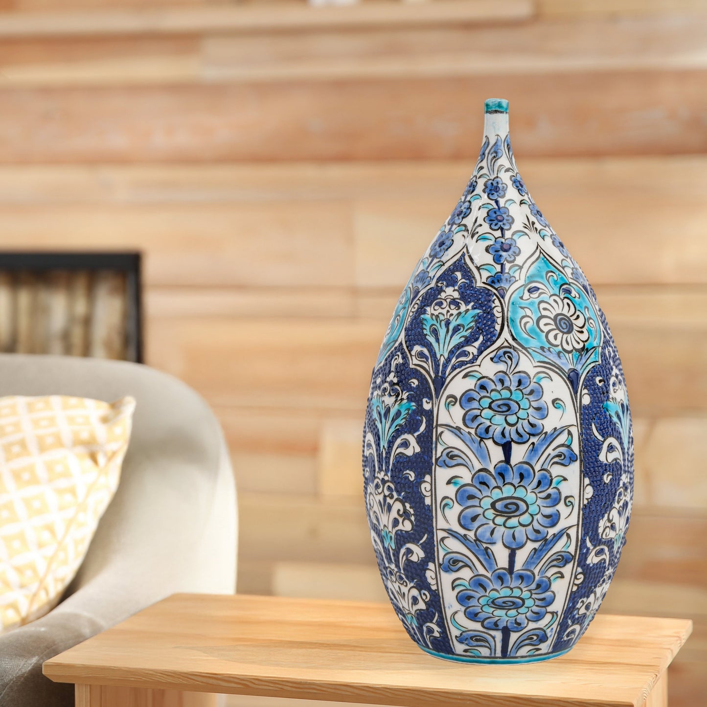 ceramic decorative bottle, ceramic vase, decorative vase