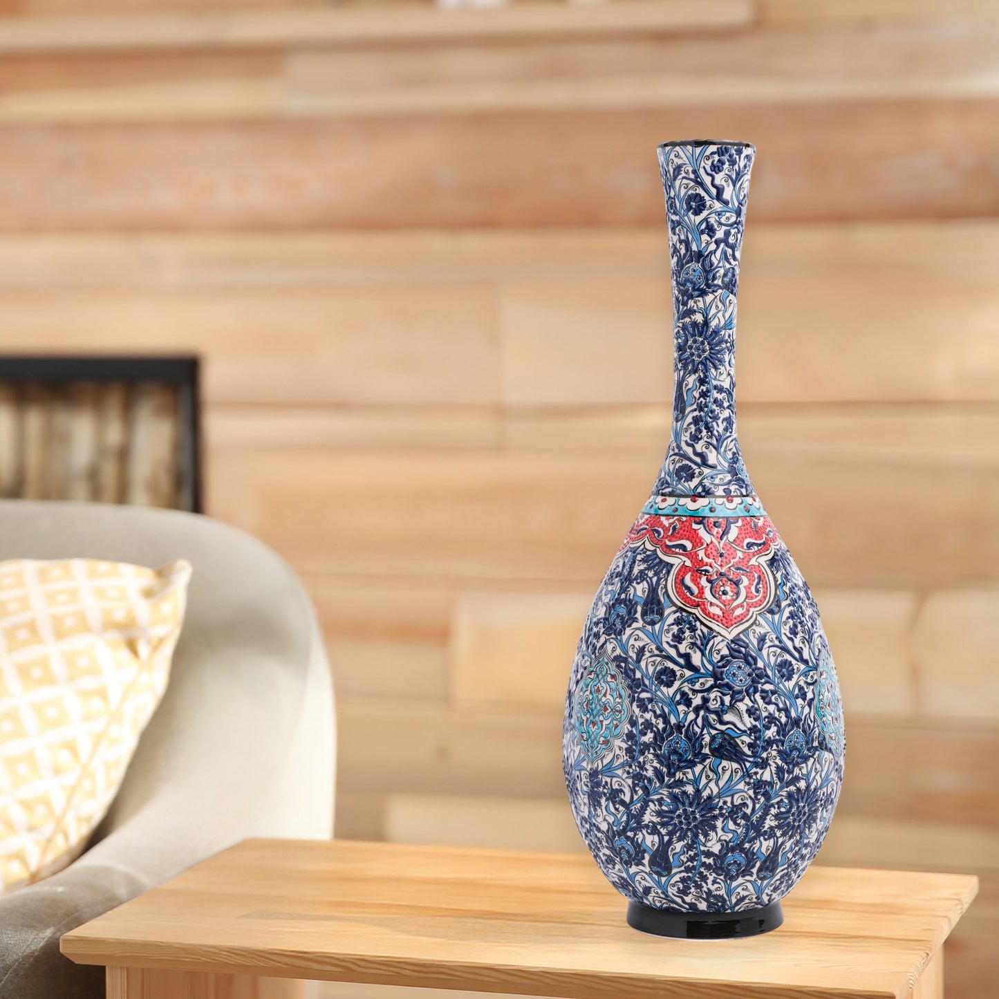 ceramic bottle, decorative bottle, ceramic vase, handmade ceramic bottle