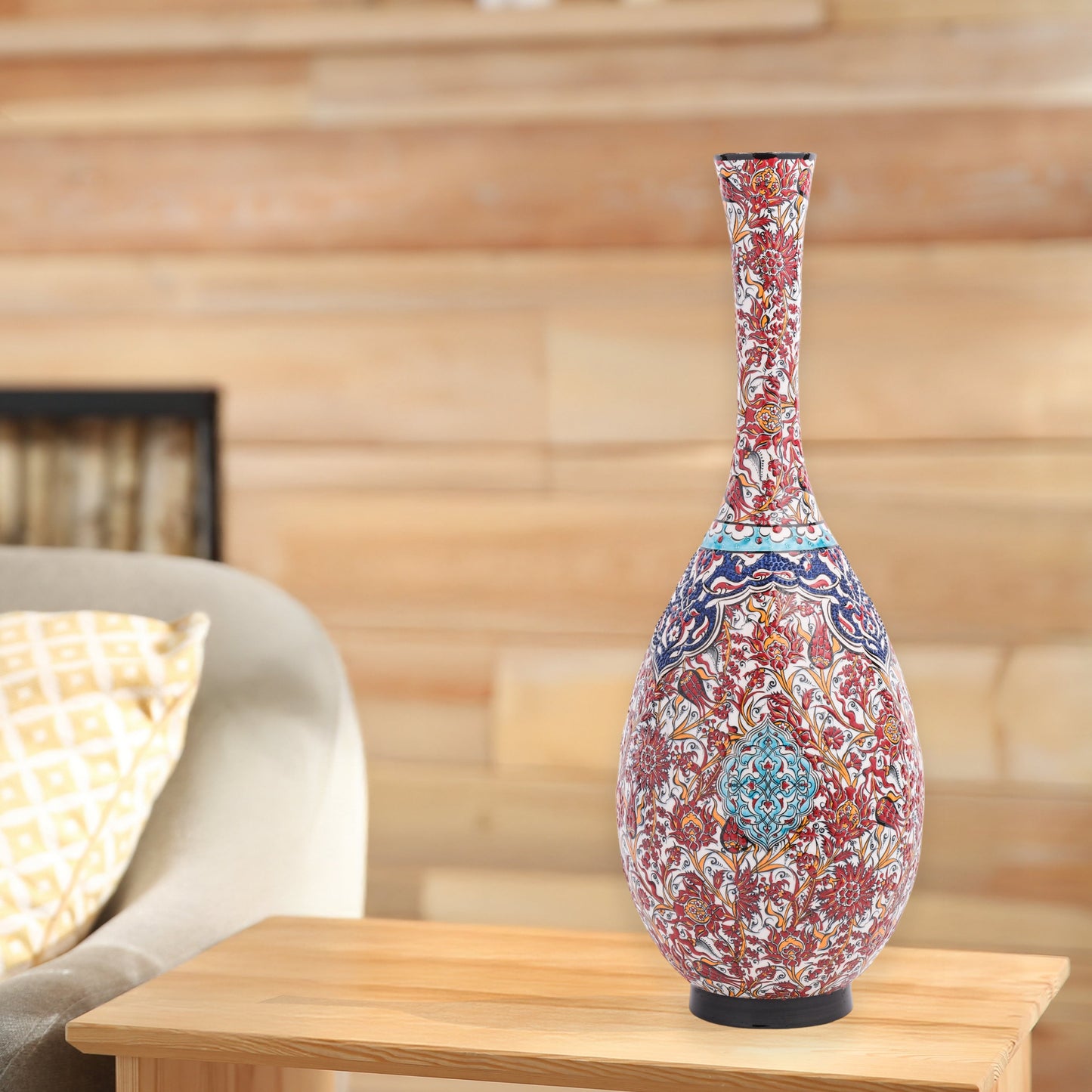 ceramic bottle, decorative bottle, ceramic vase, handmade ceramic bottle