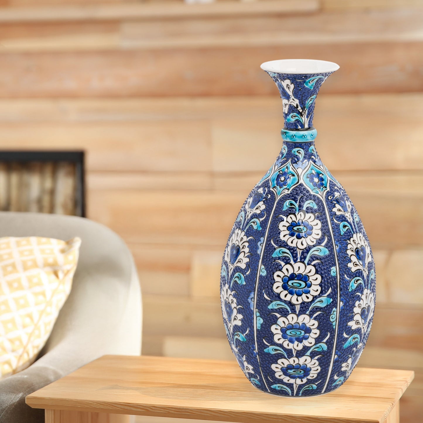 ceramic bottle, decorative bottle, ceramic vase, handmade ceramic bottle