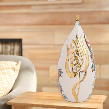 ceramic bottle, decorative bottle, ceramic vase, handmade ceramic bottle