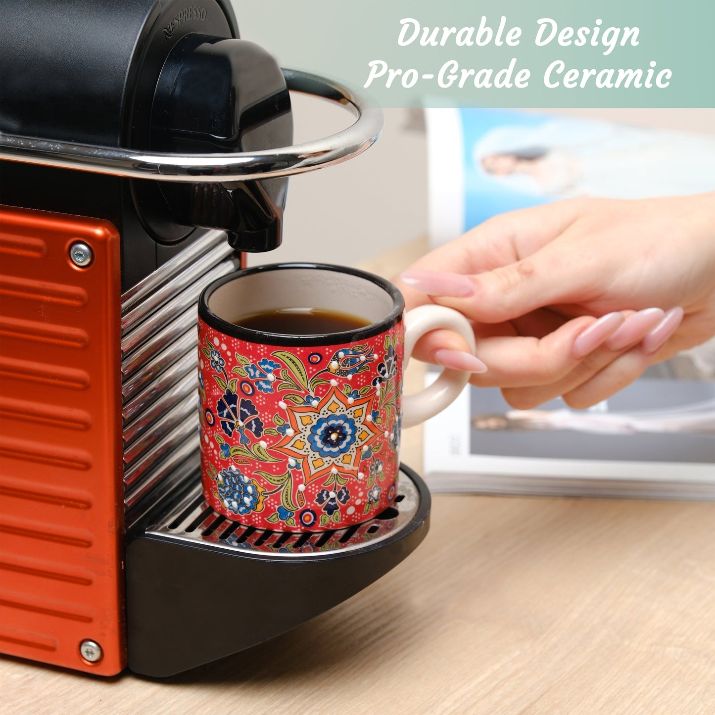 ceramic espresso cup, coffee cup