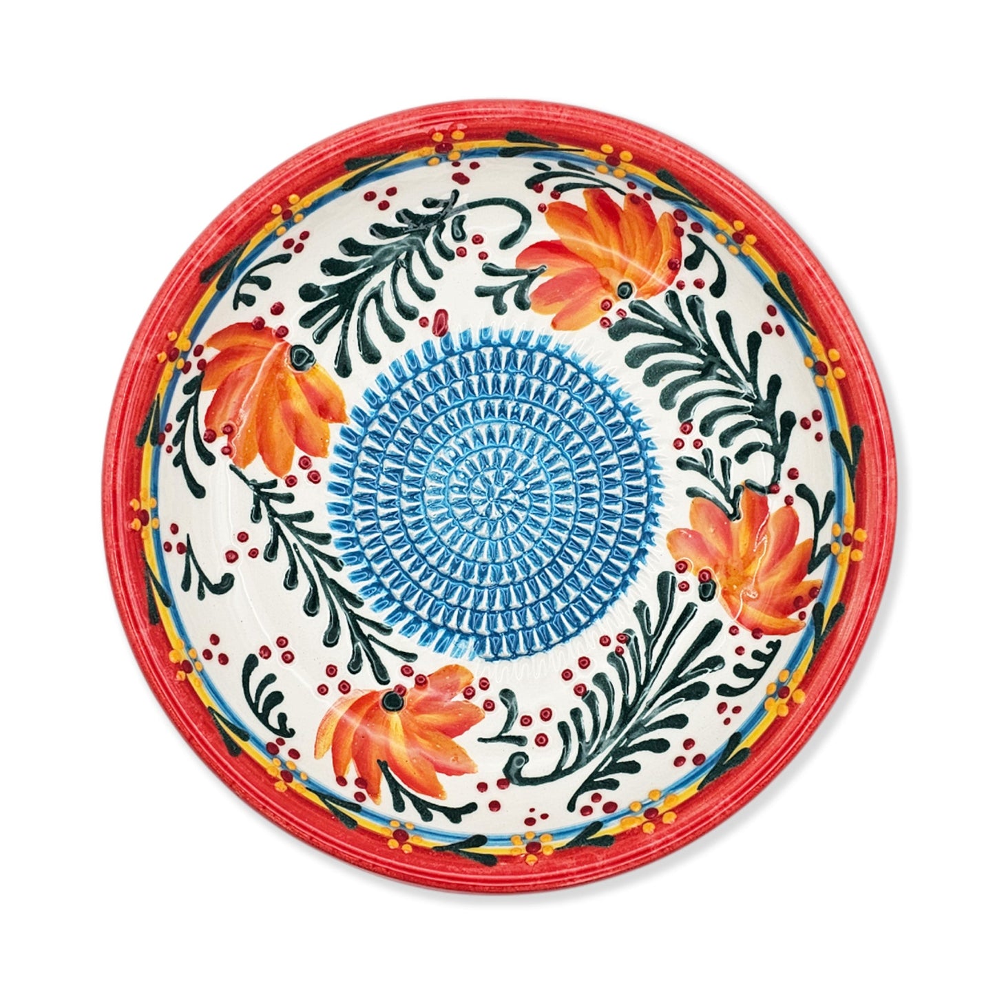 Garlic Grater Bowl, Ceramic Grater Plate, 7" Ceramic Garlic Grinder, Decorative Grater Bowl