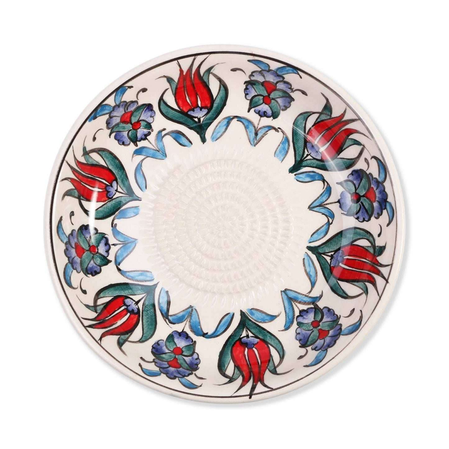 Garlic Grater Bowl, Ceramic Grater Plate, 7" Ceramic Garlic Grinder, Decorative Grater Bowl