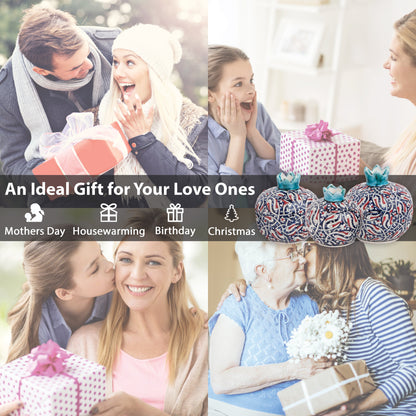 Handmade Ceramic Pomegranate Vase, Ceramic Vase Home Decor