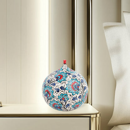 Handmade Ceramic Decorative Vase, Bloom Sphere Ceramic Vase