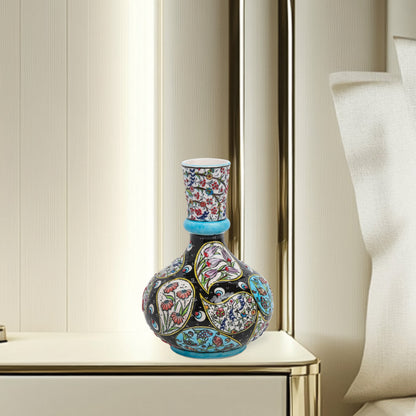 Handmade Ceramic Decorative Vase, Night Garden Ceramic Vase