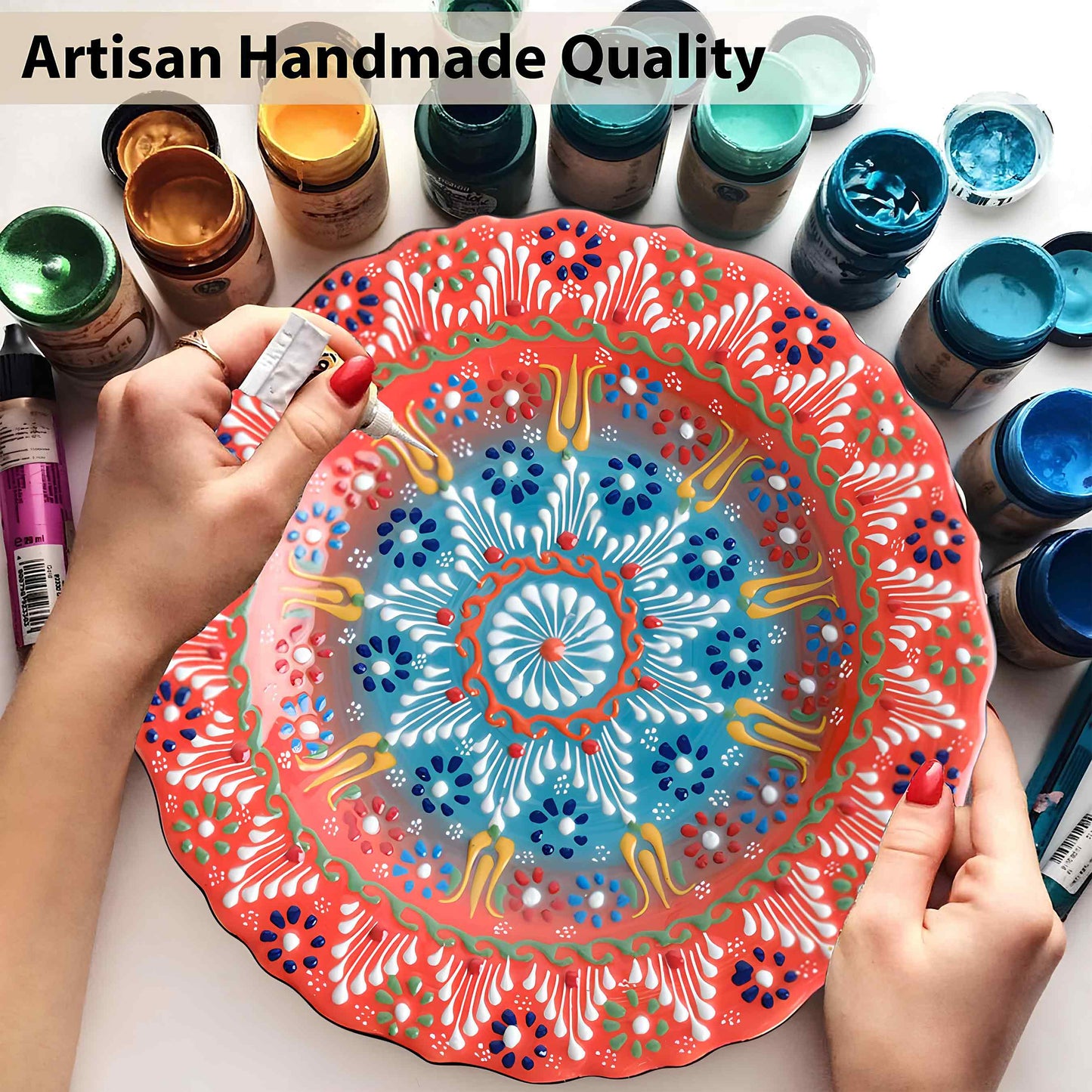 Handmade Ceramic Decorative Plate, Decorative Dish, Home Decor Plate