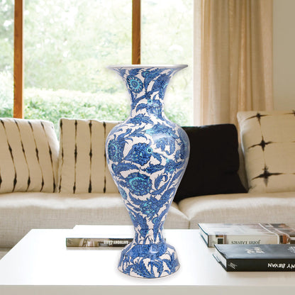 Handmade Ceramic Decorative Vase, Ocean Bloom Ceramic Vase