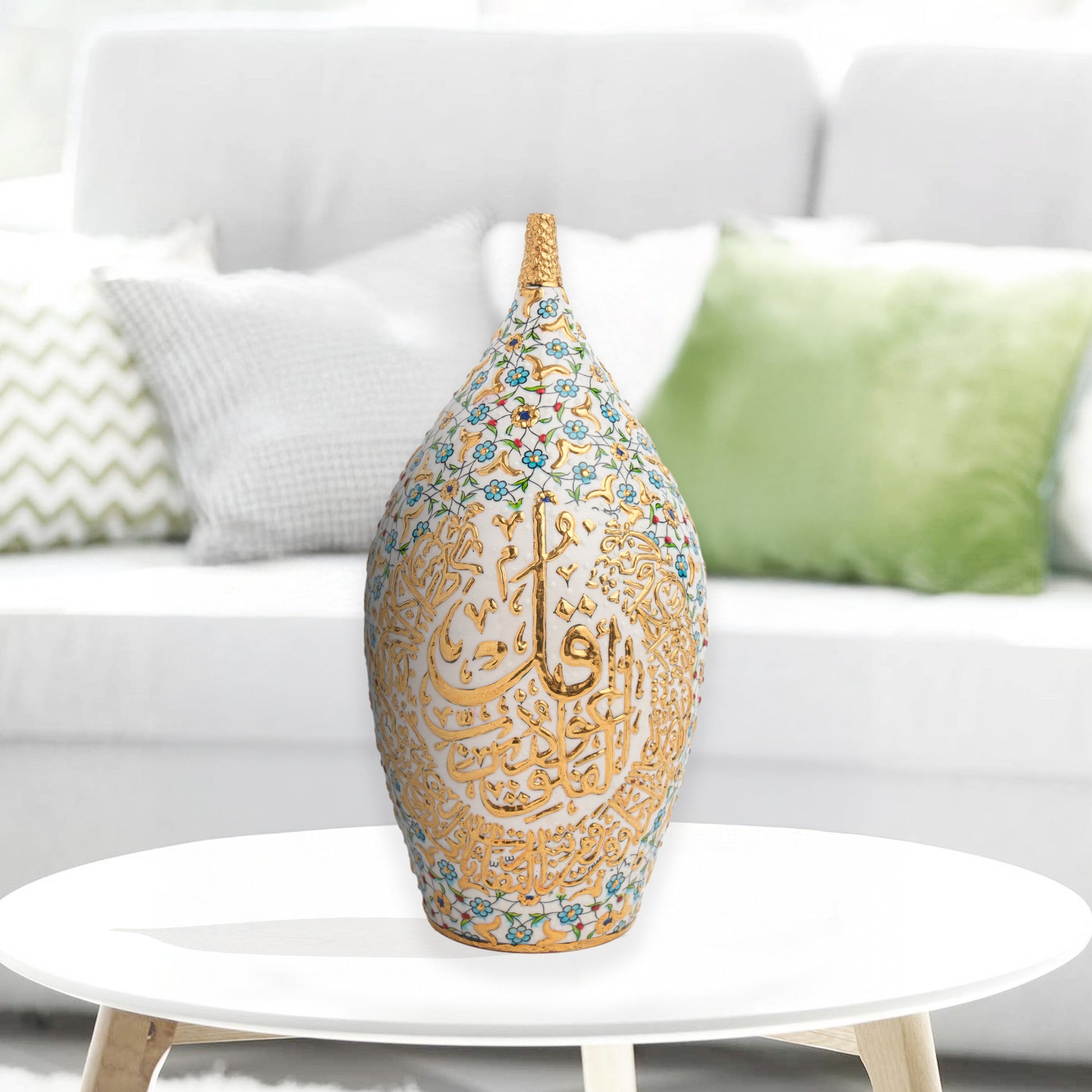 ceramic bottle, decorative bottle, ceramic vase, handmade ceramic bottle